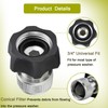Evangenial 2-Pack Electric Pressure Washer Coupler, 3/4" Garden Hose Adapter