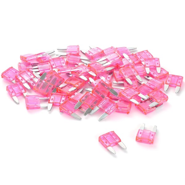 (60Pcs) 4 Amp Mini Car Fuses, 4A Automotive Fuses, Blade