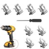 8 Pcs Electric Drill Belt Clip Replacement Hooks Clips Tools,