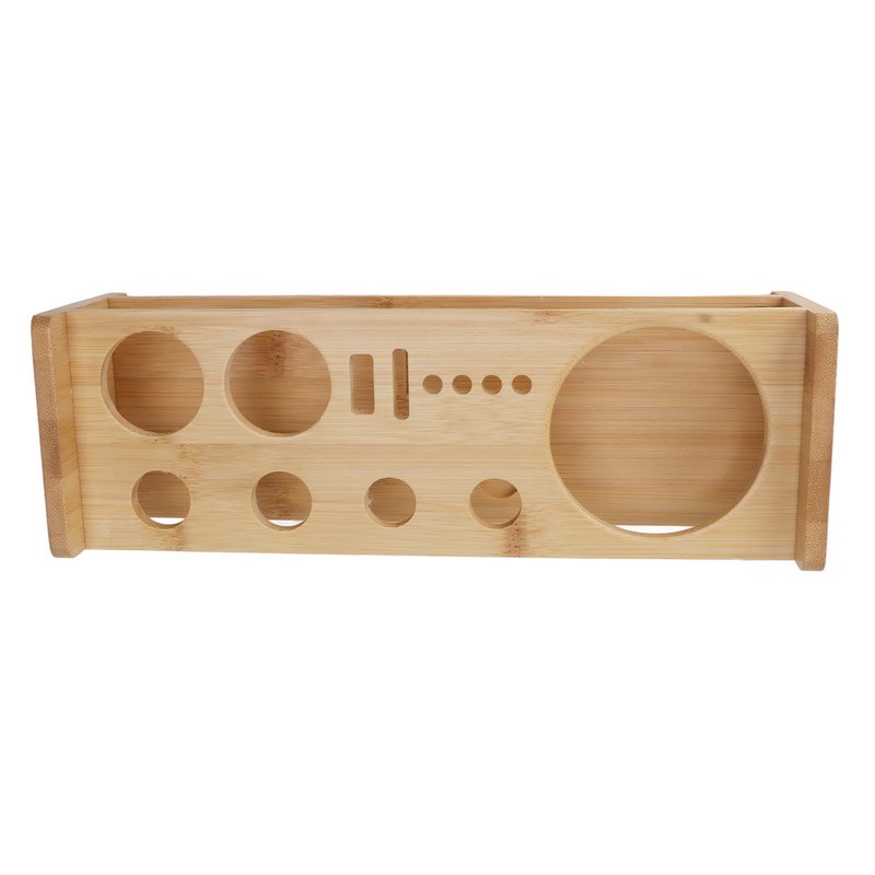 VIFERR Bartender Kit Stand Wooden Portable Cocktail Shaker Set Display