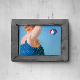 Inkognito Plush postcard, occasion: "fluffy" in motif: "Plush card summer fresh", artist: "Michael Sowa", item number: 5360, published by Berliner Verlag