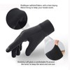 LERWAY Winter Warm Gloves, Touchscreen Non-Slip Thermal Black Gloves Men