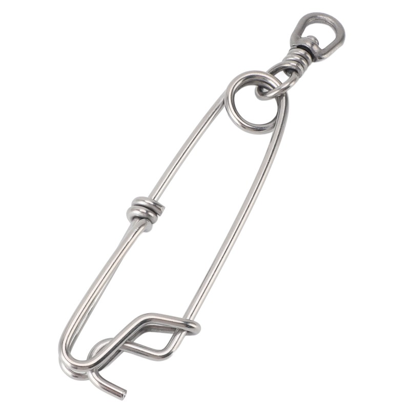 10 Set 3.8 X 150mm Fishing Snap Swivel 304 Stainless