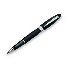 Aurora Ipsilon Satin Black Rollerball Pen - AU-B70N
