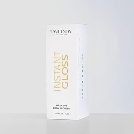 Tanlinda Instant Gloss, Crema hidratante con Efecto Bronceado Instantáneo, 200ml, Fórmula de Lujo con Brillo Instantáneo