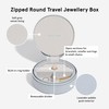 Stackers Round Travel Jewellery Box Lavender