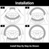 Ergocar Car Steering Wheel Cover Non-Slip Car Steering Wheel Protector