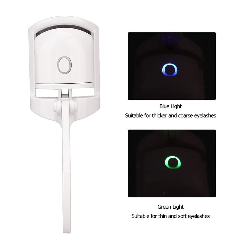 Electric Eyelash Curler Mini Portable USB Rechargeable Temperature Control Long