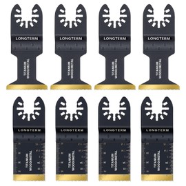 16-Piece Black Carbide Oscillating Tool Saw Blades for Cutting Wood/Soft Metal/PVC/Drywal Quick Install Fits DEWALT&MAKITA&Milwaukee Black Decker Porter-Cable and More Oscillating Tools