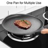 Frying Pan Flat Bottom Even Heating Stick Free Cooking Kitchen