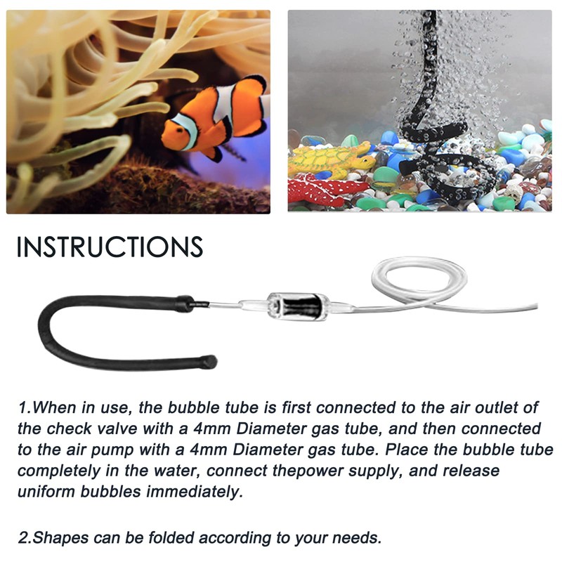 Waziaqoc Bubble Wall Air Diffuser, Aquarium Wall Air Curtain Bubble