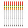 10 pcs Durable Plastic Fishing Floats Bobber Stick Tube Multi