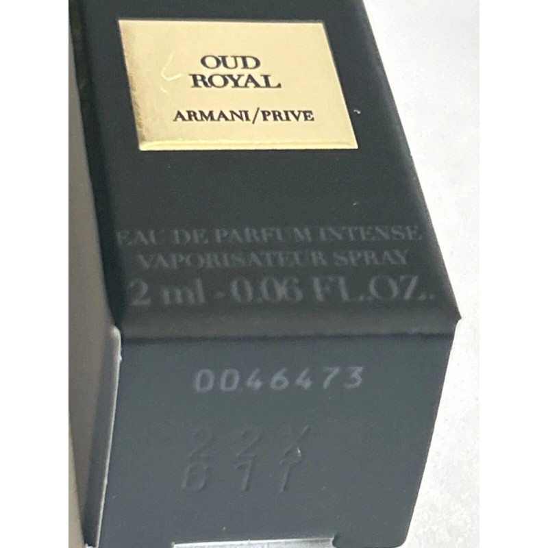 Armani Prive 3x ARMANI PRIVE OUD ROYAL EDP 2.0ml .06fl