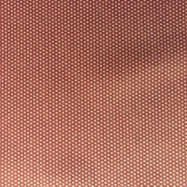 Plankroad Red and Gold American Decor Small Dot Jacquard Upholstery Fabric 58"