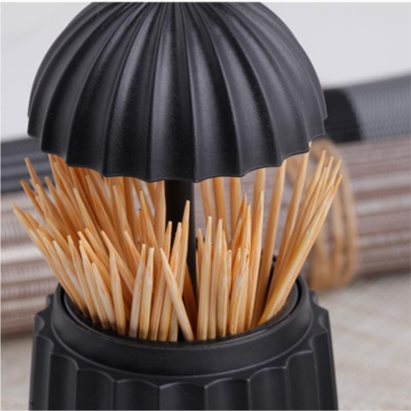 Cuisine Talent Toothpick Holder (Black or White Random Pick) -