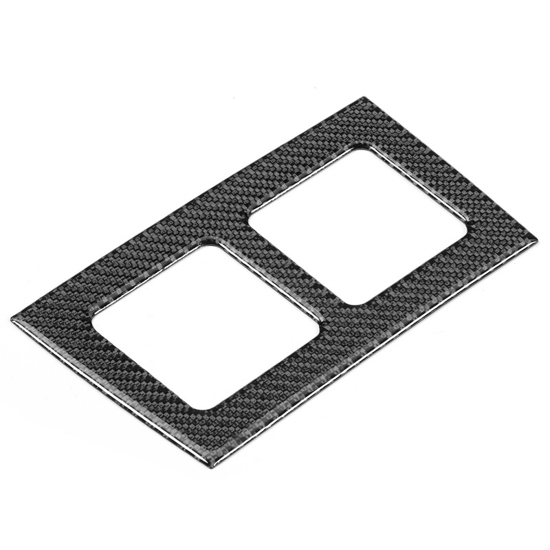 Carbon Fiber Rear Air Outlet Vent Cover Trim Fit for