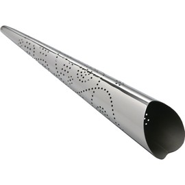 Alessi You MMI25 - Teestab Kegelförmig mit kleinen Löchern, aus Edelstahl 18/10 Glänzend Poliert, 7 x 17.5 x 25 cm