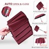 Lychico Umbrella, Windproof Travel Umbrella - Compact Automatic Folding Umbrellas