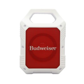 Budweiser Portable Bluetooth Wireless Speaker with Led Lighting 1200mah Rechargeable Battery Premium Bass & Clear Music Zero Distortion Connect with USB TF Card