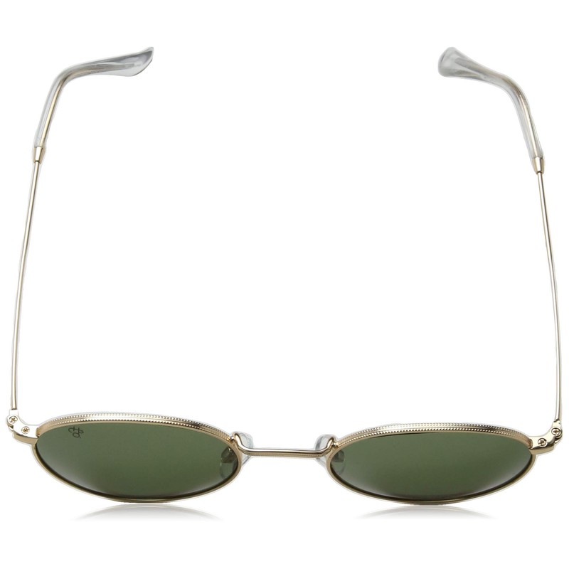 CHPO Unisex's Liam Sunglasses, Gold/Green, 48