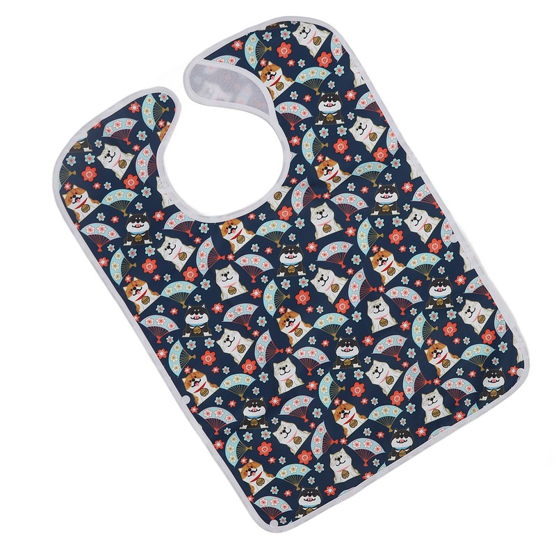 Eating Adults Bib Waterproof Reusable 3 Layers Washable Clothing Protector