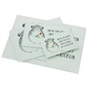 Mr. & Mrs. Panda Medium Glass Chopping Board Chinchilla Flower