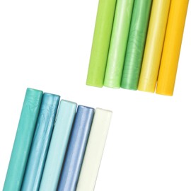 Mceal Glue Sealing Wax Rods, Sealing Wax Sticks for Wax Seal Stamp, 10pcs Pack Mix Color - Coral