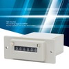 Electromagnetic Counter 0‑999999 6 Digit Industrial Pulse Totalizer for Machine
