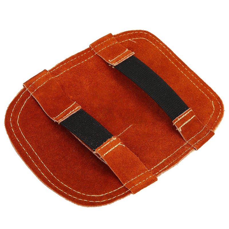 Welding hand protection, welding gloves, heat shield, split cowhide leather,