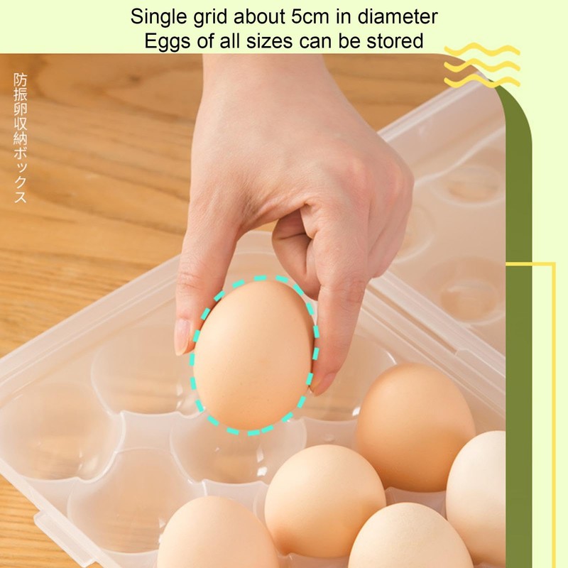 EUBEISAQI Egg Storage Container | Refrigerator Egg Storage - Anti-collision