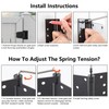 HOME MASTER HARDWARE Self-Closing Spring Gate Hinge 3-1/2" Heavy Duty