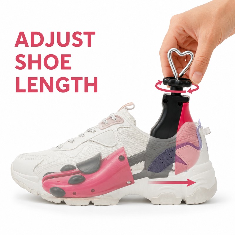 Adjustable Shoe & Boot Stretcher for Men and Women, 1-