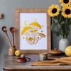 20 Pieces Mushrooms Stencils Template, Reusable Boho Mushroom Moon Flowers