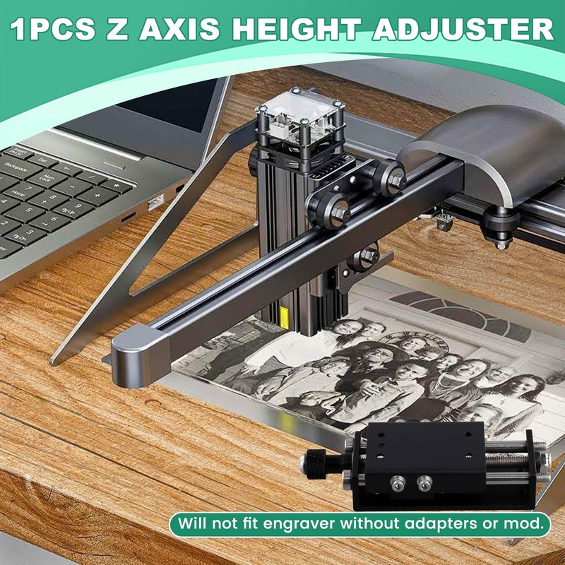 Tskcvy Z Axis Height Adjuster, Z Axis Lift Focus Control