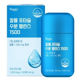 Furnit Potassium Potassium Moisture Balance 1500, 120 tablets, 1 unit / 퍼니트 칼륨 포타슘 수분 밸런스 1500, 120정, 1개