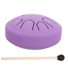 Gatuida Mini Steel Tongue Drum with Mallet Educational Percussion Instrument for Meditation Yoga Music Parties Unique Sound for Adults