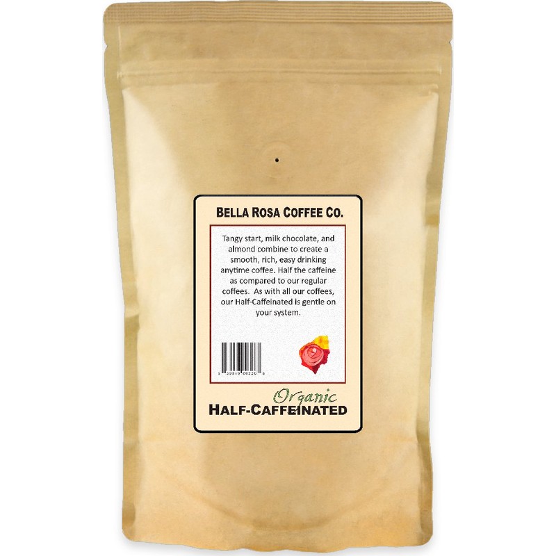 Organic Half-Caff, 12 oz. Fresh Ground Coffee, Medium Roast