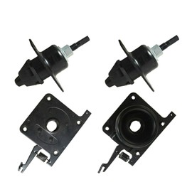 Hood Release Set (4 PCS) Upper & Lower Latches Replacement for Volvo Truck VN VNL 20356096, 8084223, 20415174, Replaces 20498998 20565619 8074938