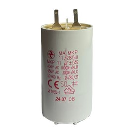 Capacitor 11µF for Roller Shutters or Blinds Diameter 35 x 58 mm Made in Europe