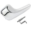 BIAREN Chromne Interior Door Handle with Connecting Bracket Rod Left