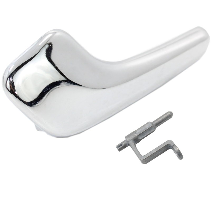 BIAREN Chromne Interior Door Handle with Connecting Bracket Rod Left