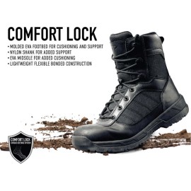 Rothco Guardian Composite Toe 8 Inch Tactical Boot - Black - Size 5 54220-5