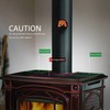 Stove Fan 6 Blades Fireplace Fan Heat Powered Fast Wind