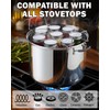 Cook N Home Water Bath Canner with Jar Rack &