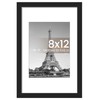 upsimples 8x12 Picture Frame, Display Pictures 6x8 with Mat or