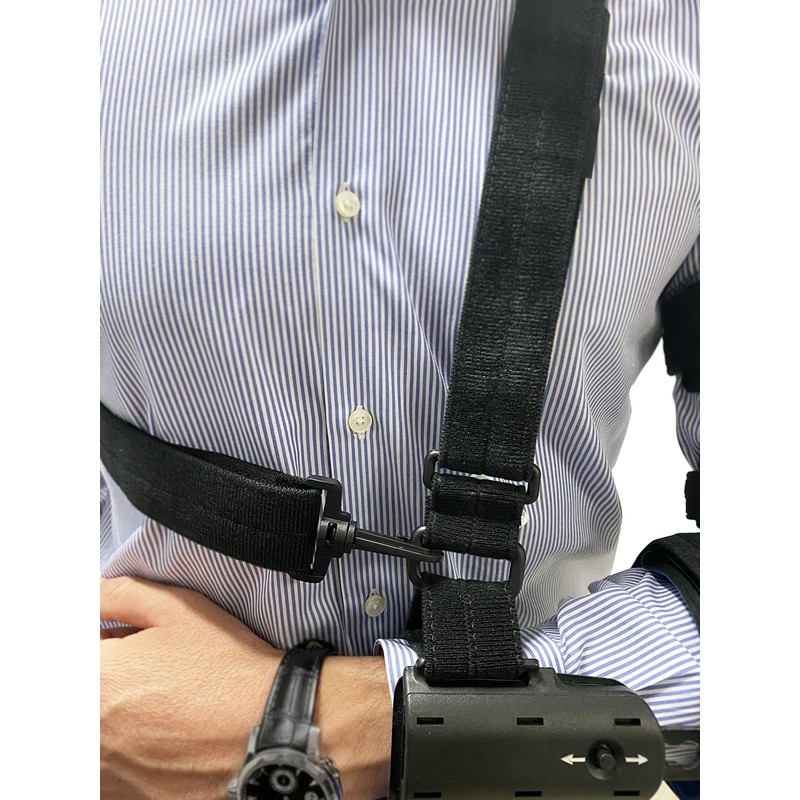 MEDWAY | Soporte para Codo Post-Operatorio Graduable Telescópico Color Negro