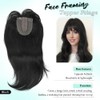 Fine Plus Fluffy Wispy Clip in Fringe, 18 Inch 360°