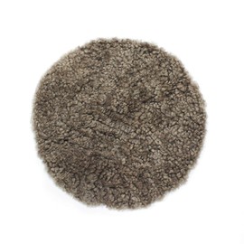 Kraftworks NC062SR Shearling Cushion Natural Short Hair Sahara 13.0 inches (33 cm) Natural Crimp Chair Pad