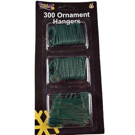 Packet Of 300 Christmas Baubles / Tree Ornaments Hangers / Hooks