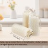 3 Piezas Esponja Natural de Lufa, Exfoliante Corporal Lumbor37, Cepillo